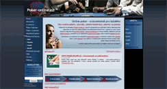 Desktop Screenshot of poker-online.cz