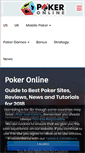 Mobile Screenshot of poker-online.com