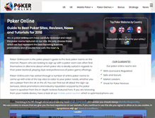 Tablet Screenshot of poker-online.com